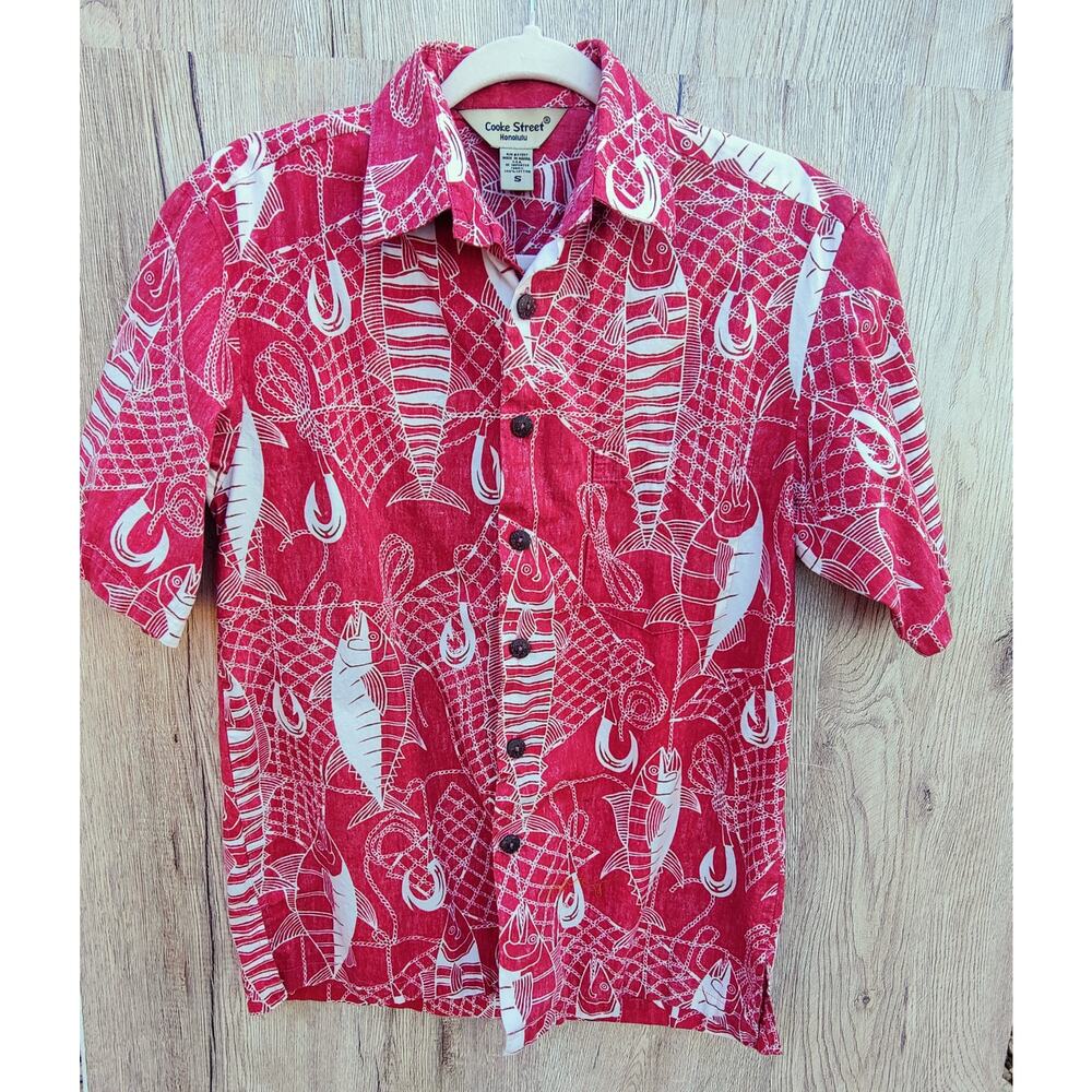 Cookie Street Aloha Shirt Hawaiian Shirt, Aloha Shirt, Tropical, Island Wear SZS